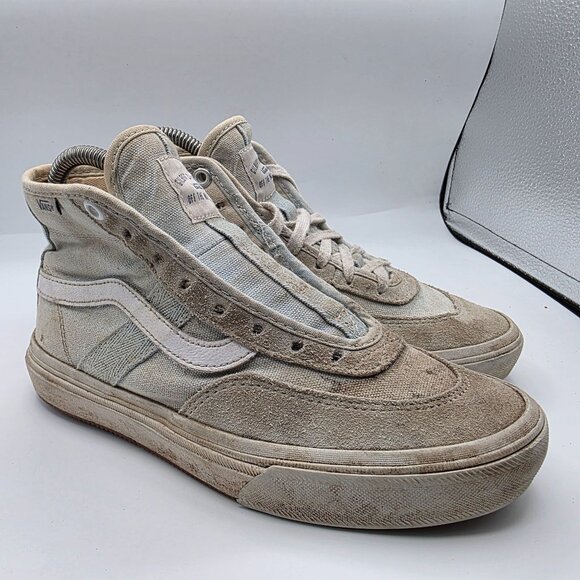 Vans Gilbert Crockett High Pro Mens Size 4.5 Triple White Skateboard Shoes main image 7